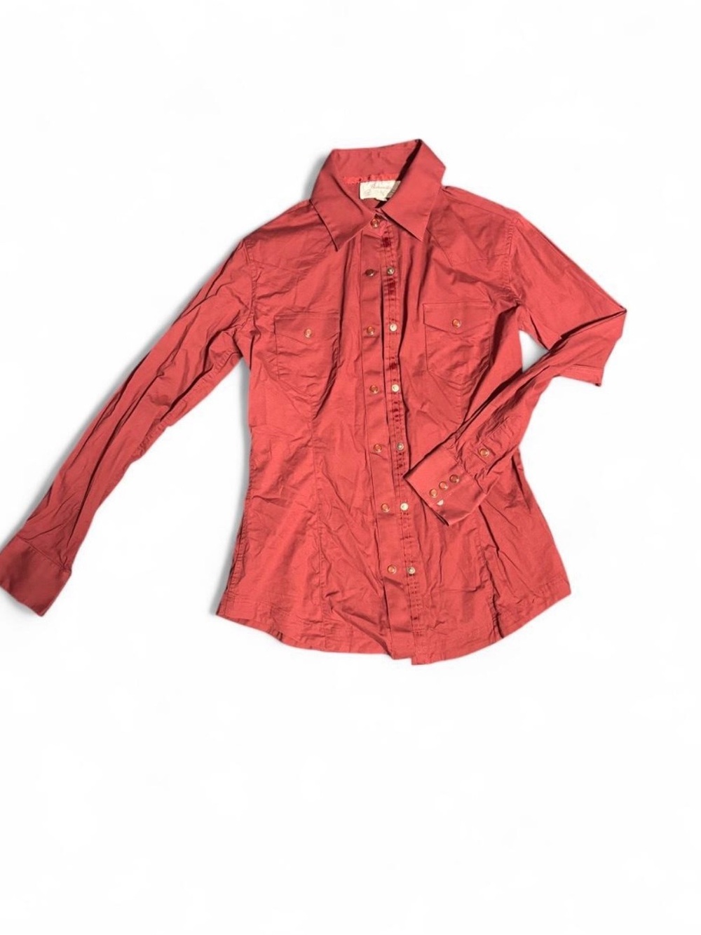Panhandle Slim Red Button-Down Long Sleeve Shirt
